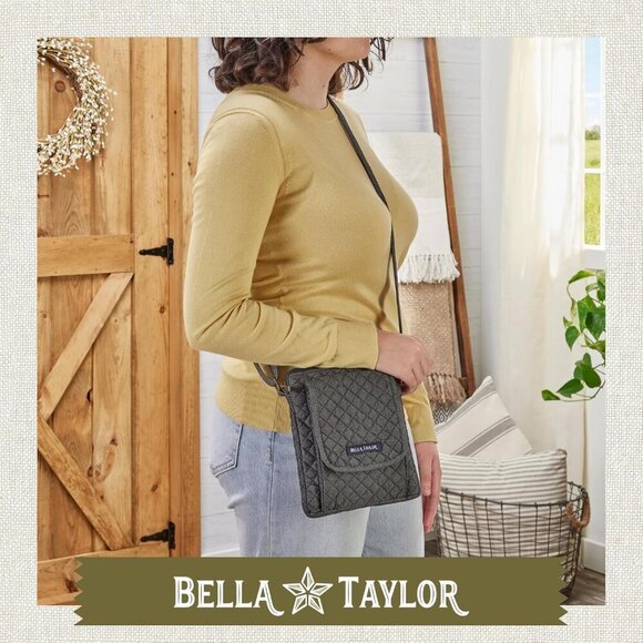 Mini Crossbody Purse with Built In Wallet - Picture 2 of 5